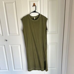 Mahina Olive Green Casual Top
